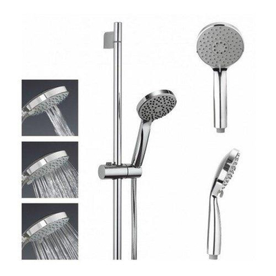 Crosswater Wisp Glijstangset Compleet Met Handdouche 3 Standen En Doucheslang Chroom