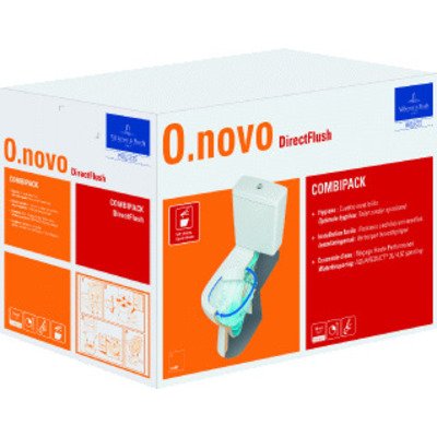 Villeroy & Boch O.novo combi pack met closetpot PK DirectFlush reservoir closetzitting softclose wit