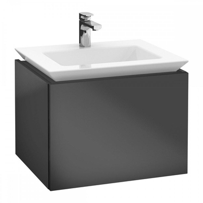 Villeroy en Boch Legato meubelwastafel met kraangat 60x50cm zonder overloop ceramic+ wit