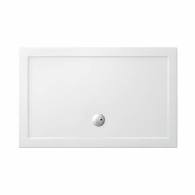 Crosswater Showertray douchebak 120x76x4cm rechthoek wit