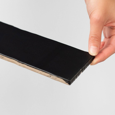 Cifre Ceramica Colonial wandtegel - 7.5x30cm - 8.6mm - Rechthoek - Zwart mat - restpartij 1m2 - OUTLET UDEN