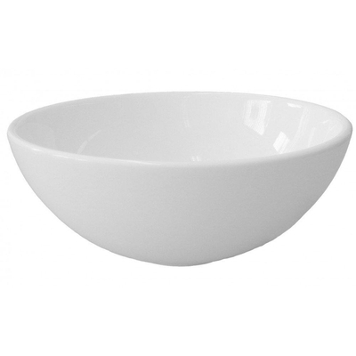 BRAUER Bowl waskom - 28x28cm - rond - keramiek - hoogglans wit SHOWROOMMODEL