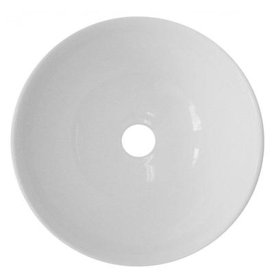 BRAUER Bowl waskom - 28x28cm - rond - keramiek - hoogglans wit SHOWROOMMODEL