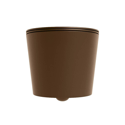 MONDIAZ LAVIE wandclosetpack - 36x53cm - diepspoel - rimless - Rust (bruin) - softclose - quick-release - toiletzitting - Rust (rood)