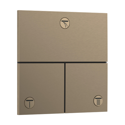 Hansgrohe ShowerSelect Comfort E Douchemengkraan inbouw voor 3 functies brushed bronze