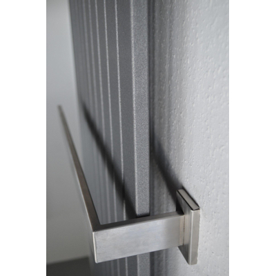 HR badmeubelen Handdoekhouder - 47.8x10.5x4cm - 48x10cm - voor bevestiging op de wand - RVS - OUTLET UDEN