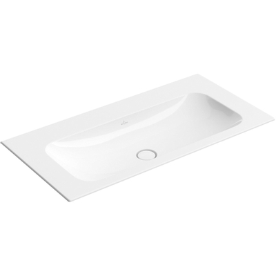 Villeroy & boch Finion meubelwastafel 100x50cm zonder kraangat zonder overloop Ceramic+ wit