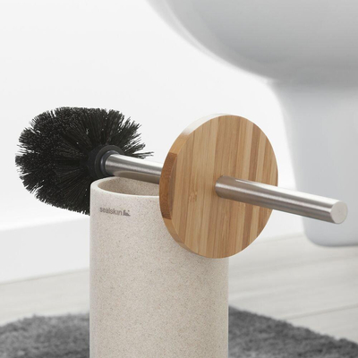 Sealskin Grace Toiletborstel met houder Polyresin Zand