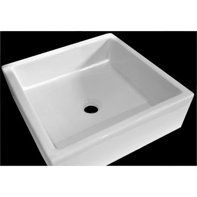 HR Badmeubelen Elemento waskom - 40x40x12.5cm - vierkant - wit