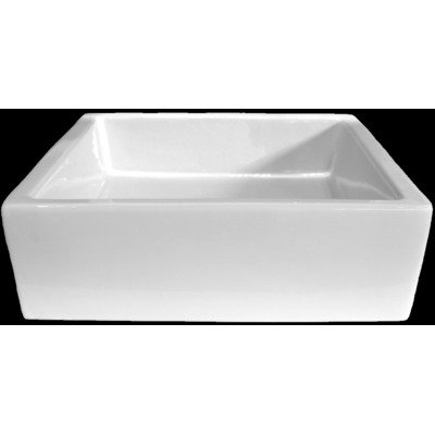 HR Badmeubelen Elemento waskom - 40x40x12.5cm - vierkant - wit