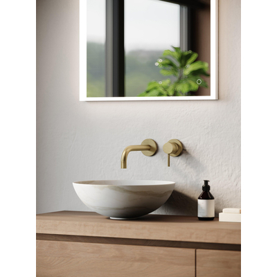 Looox sink collection opzetwastafel diameter 40cm calacatta