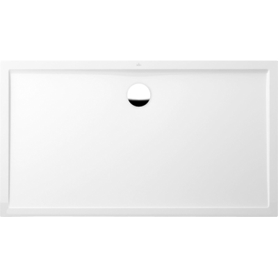 Villeroy & Boch Futurion Flat douchebak quaryl rechthoekig 180x90x2,5cm wit