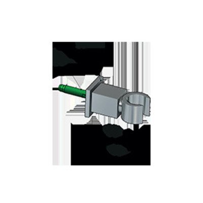 Hotbath Mate wandsteun vierkant geborsteld nikkel