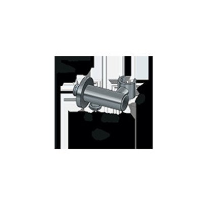 Hotbath Mate verstelbare wandsteun met uitlaat geborsteld nikkel