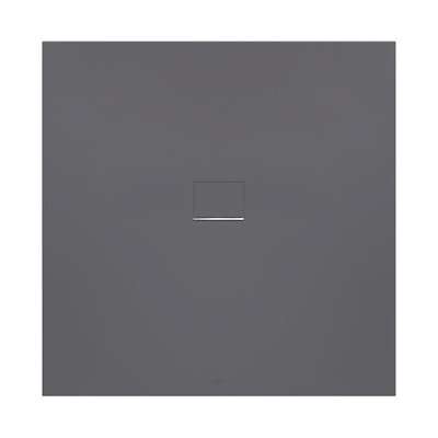 Villeroy & Boch Squaro infinity douchebak 90x90x4cm antraciet