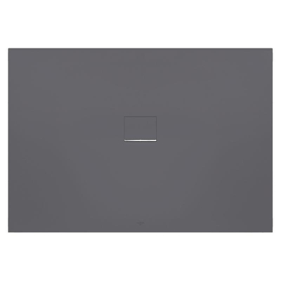 Villeroy & Boch Squaro infinity douchebak 160x80x4cm antraciet