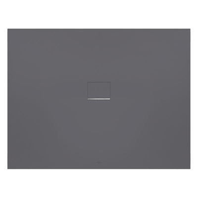 Villeroy & Boch Squaro infinity douchebak 140x90x4cm antraciet