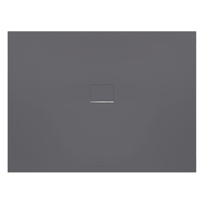 Villeroy & Boch Squaro infinity douchebak 140x80x4cm antraciet