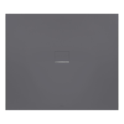 Villeroy & Boch Squaro infinity douchebak 120x80x4cm antraciet