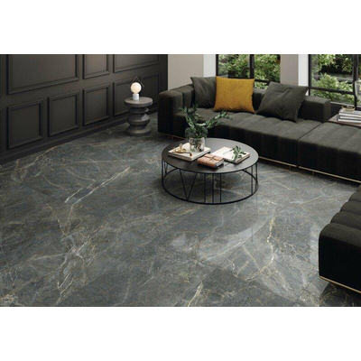 STN Ceramica Syrah Vloer- en wandtegel - 120x120cm - gerectificeerd - mat Zwart