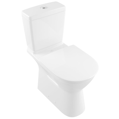 Villeroy en Boch O.novo Vita closetzitting met deksel met softclose met greeprand met quick release wit