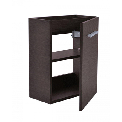 Xellanz fonteinkast tbv HS fonteintje l/r 1 deur 40x21 houtnerf grijs