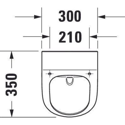 Duravit Me By Starck Urinoir Rimless Wit