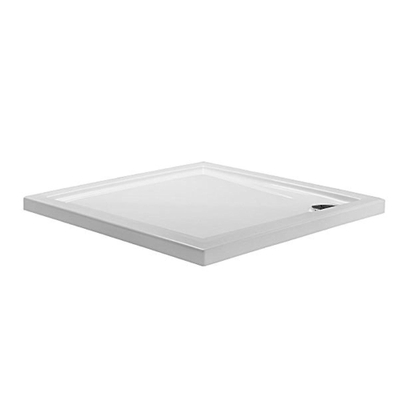 Crosswater Tray douchebak 80x80x3.5cm vierkant met antislip wit acryl