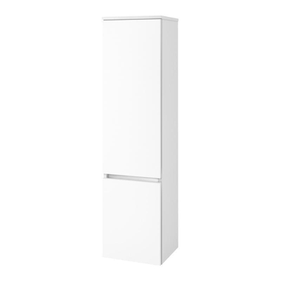 Villeroy & Boch Legato hoge kast met 2 deuren 155x40x35cm links matwit