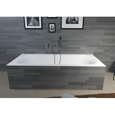 Riho Linares ligbad 190x90x49cm velvet acryl mat wit