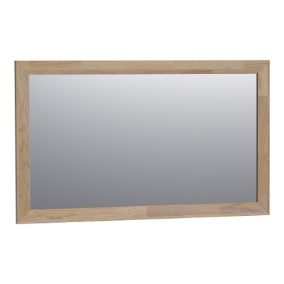 Saniclass Natural Wood spiegel 120x70x1.8cm rechthoek vingerlas zonder verlichting Grey Oak OUTLET