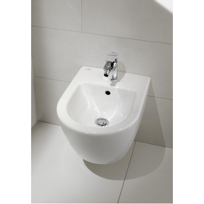 Villeroy en Boch Subway 2.0 Compact wandbidet ceramic+ wit