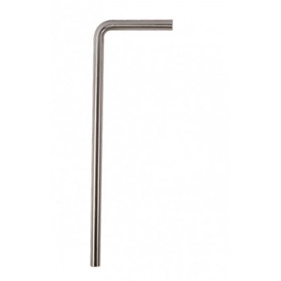 Riko Vloerbuis 75 x 22 x 3,2 cm geborsteld staal