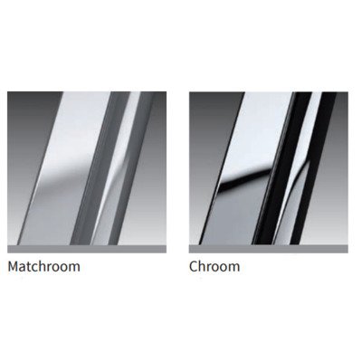 Novellini Louvre G draaideur voor nis 98/101x195cm links chroom/helder