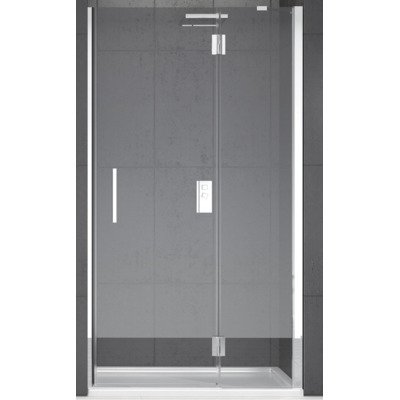 Novellini Louvre G draaideur voor nis 88/91x195cm rechts mat chroom/helder