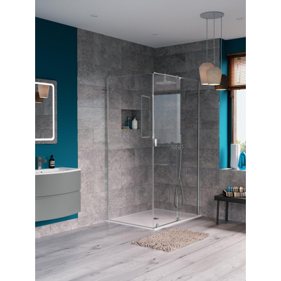 Crosswater Svelte douchedeur 140x200 chroom