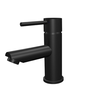 Xenz Duero Wastafelkraan 15cm chroom zwart mat