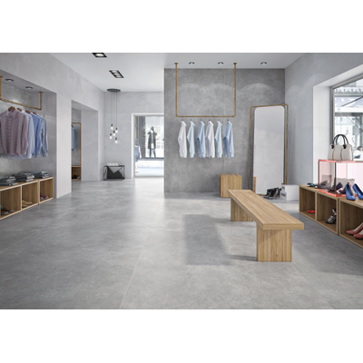 Cifre Ceramica Nexus wand- en vloertegel - 60x120cm - gerectificeerd - Betonlook - White mat (wit)