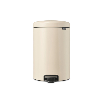 Brabantia NewIcon Pedaalemmer - 20 liter - kunststof binnenemmer - soft beige