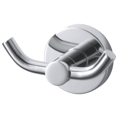 Haceka Kosmos Handdoekhaak - rond - dubbel - chroom