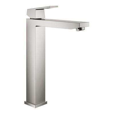 GROHE Eurocube waterbesparende wastafelkraan xl-size m. gladde body supersteel