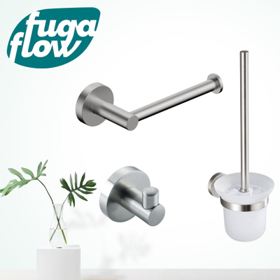 FugaFlow Eccelente Acces Toiletset 3-delig Geborsteld RVS PVD