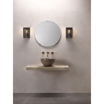 Astro Homefield 160 Wandlamp 25x16x11cm IP44 fitting E27 brons