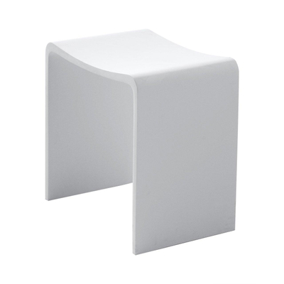 Wiesbaden Solid surface kruk 40 x 30 x 42,5 cm mat wit