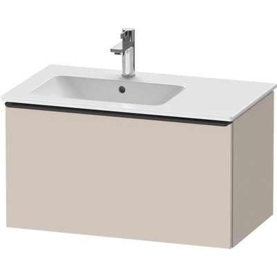 Duravit D-Neo wastafelonderkast 81x44x46.2cm 1 lade Taupe Mat