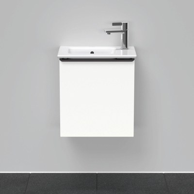 Duravit D-Neo wastafelonderkast 41x44x27.4cm Linksdraaiend 1 deur wit Mat