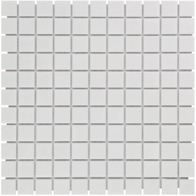 The Mosaic Factory Barcelona mozaïektegel - 30x30cm - wandtegel - Vierkant - Porselein Extra White Glans