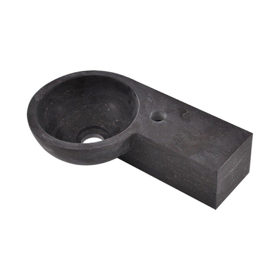 Wiesbaden fontein rechts rond 40x23x10 cm hardsteen gezoet