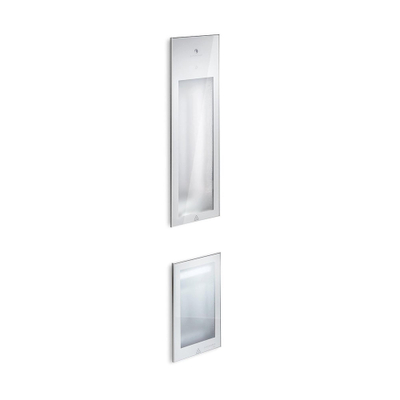 Sunshower Duo infrarood inbouwapparaat 20x62x10cm en 20x32x10cm 1500watt aluminium