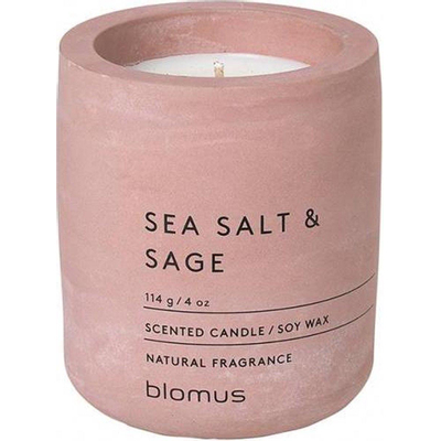 Blomus Fraga Geurkaars - sea salt/ sage hoogte 8cm - diameter 6.5cm - withered rose